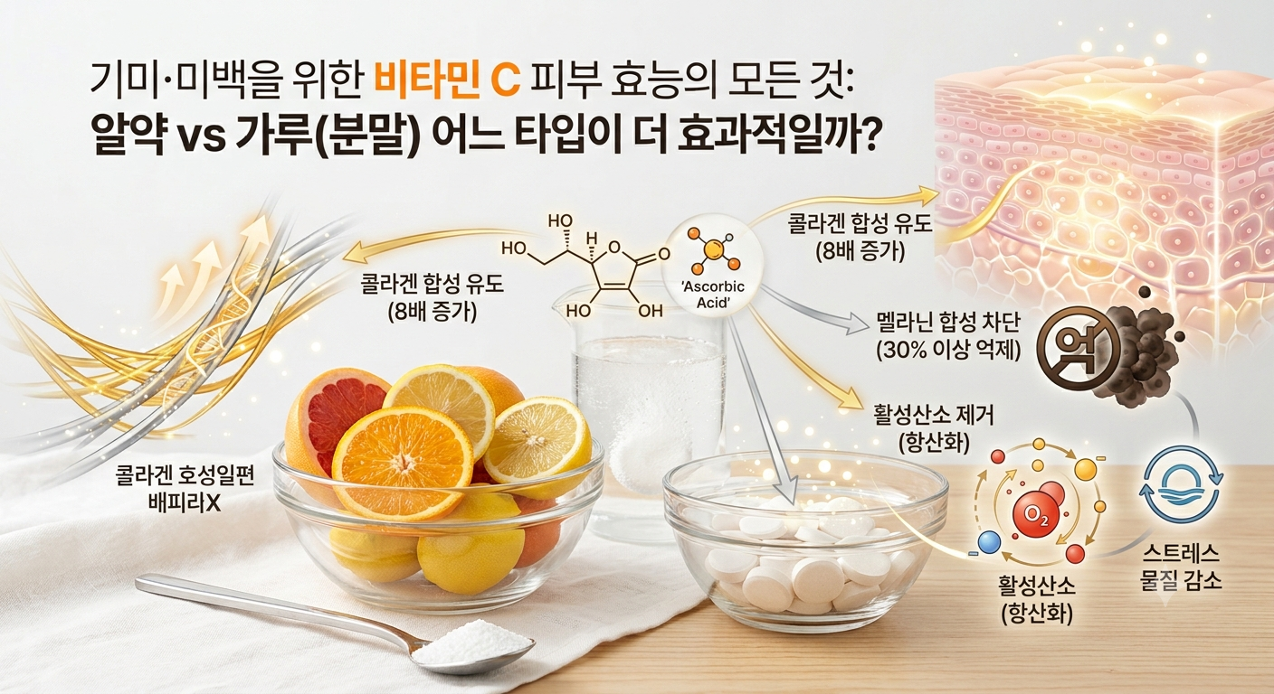 비타민C 피부 효능의 모든 것