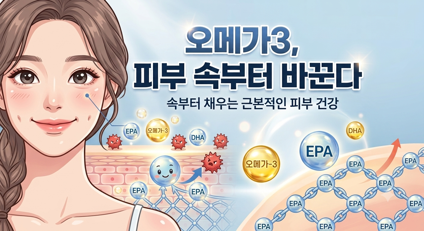 오메가3, 피부 속부터 바꾼다