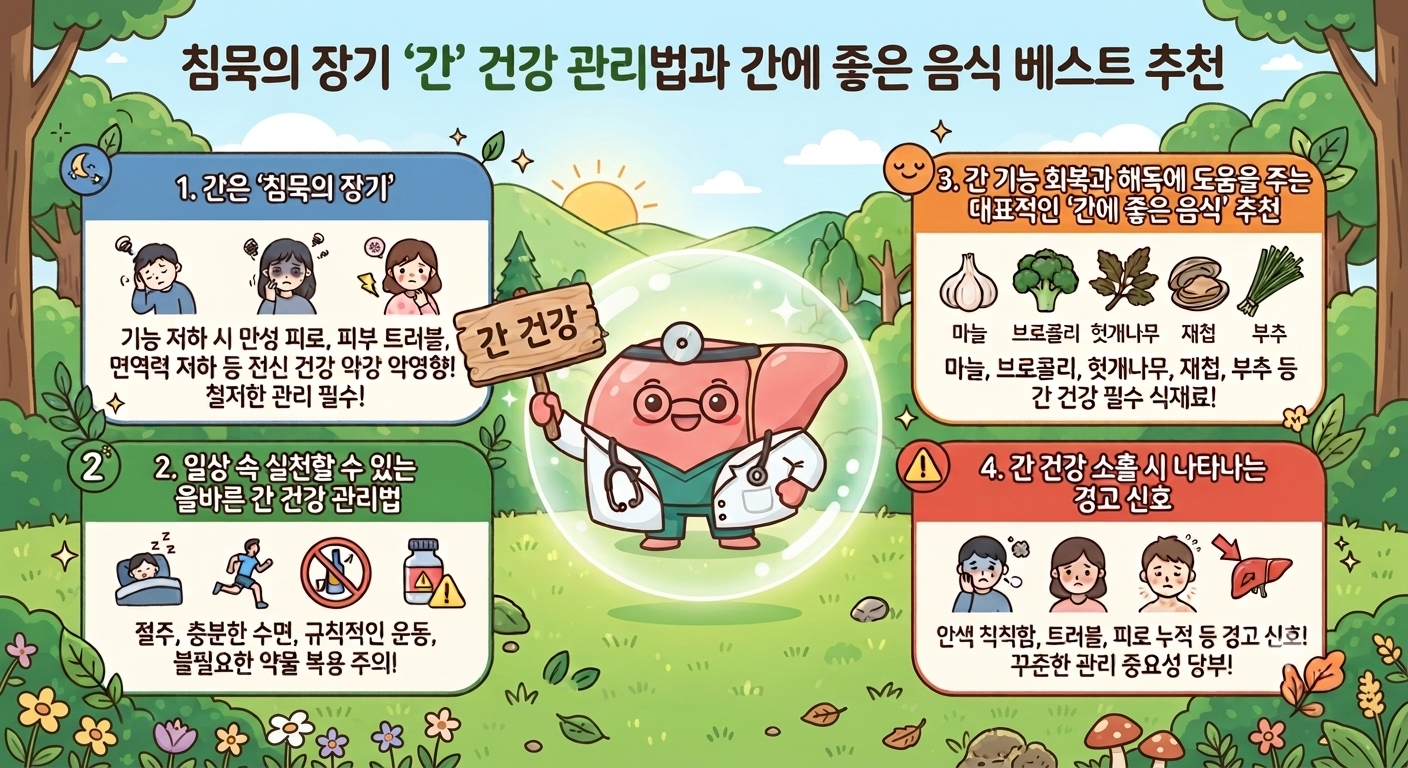 매일 피곤한 이유, 혹시 나도? ‘침묵의 장기’ 간이 보내는 구조신호