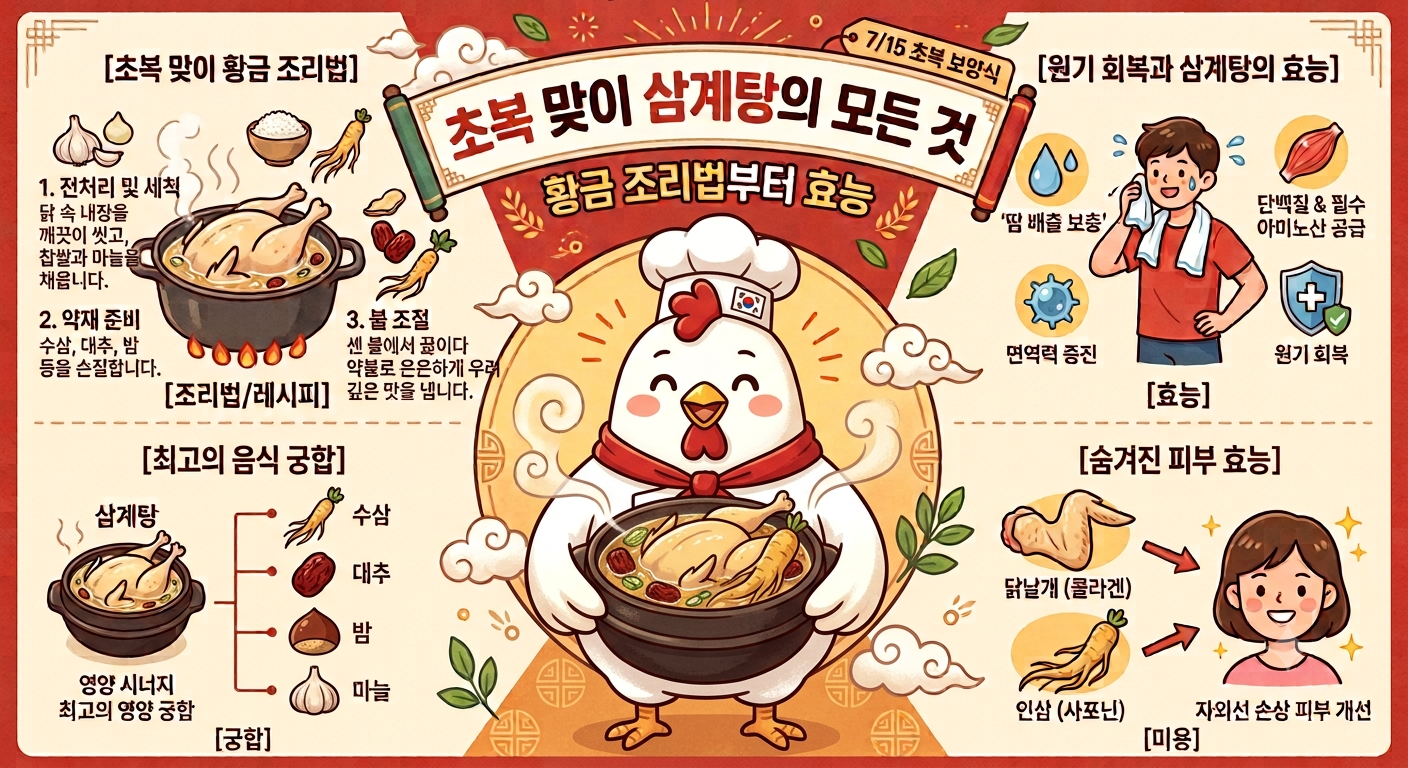 초복 맞이 삼계탕의 모든 것!