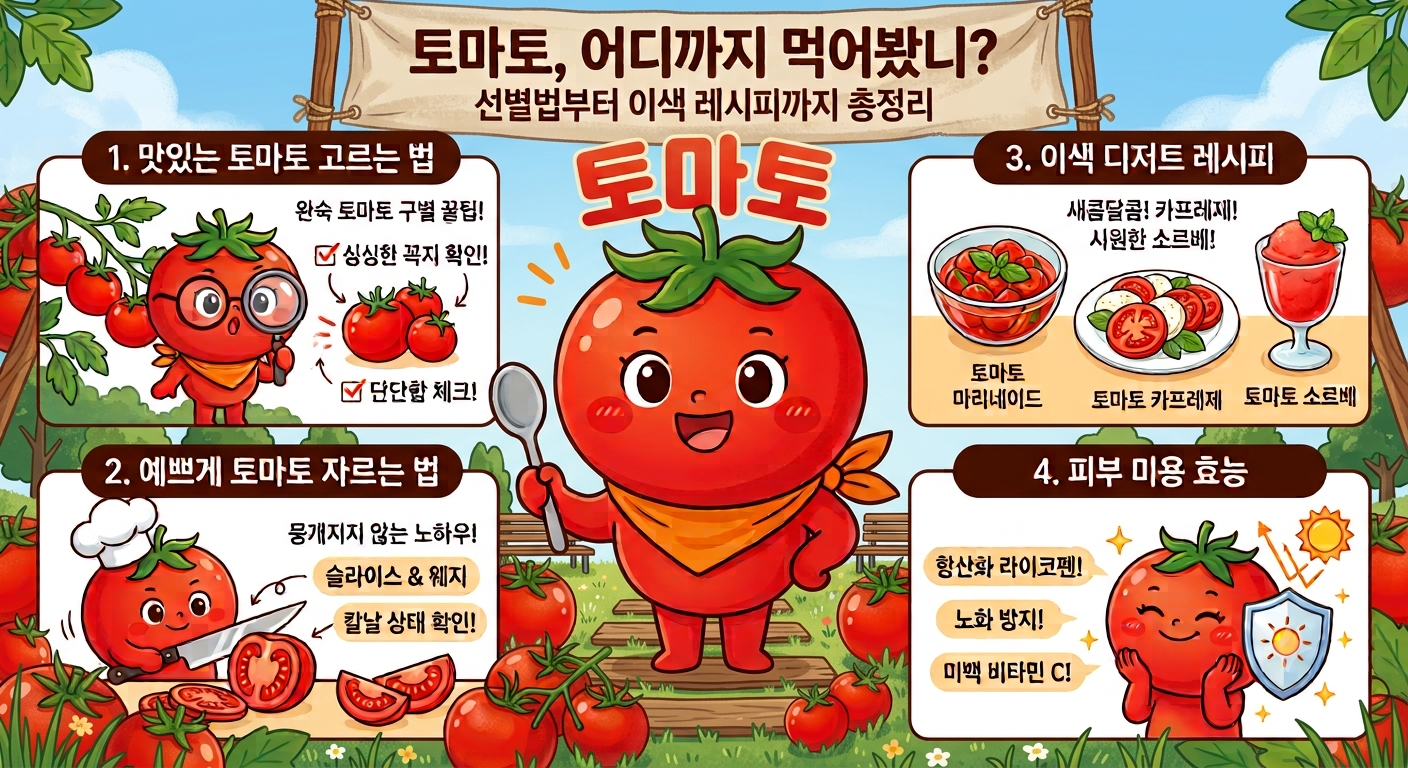 토마토, 어디까지 먹어봤니?