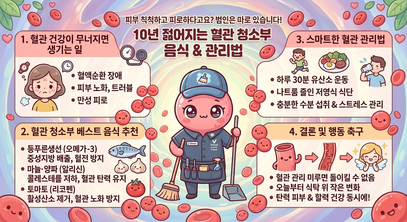 10년 젊어지는 혈관 청소부 음식 & 관리법
